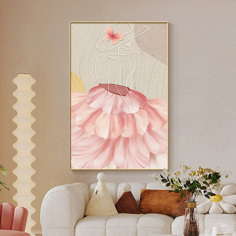 Floral Abstract Line Art Print