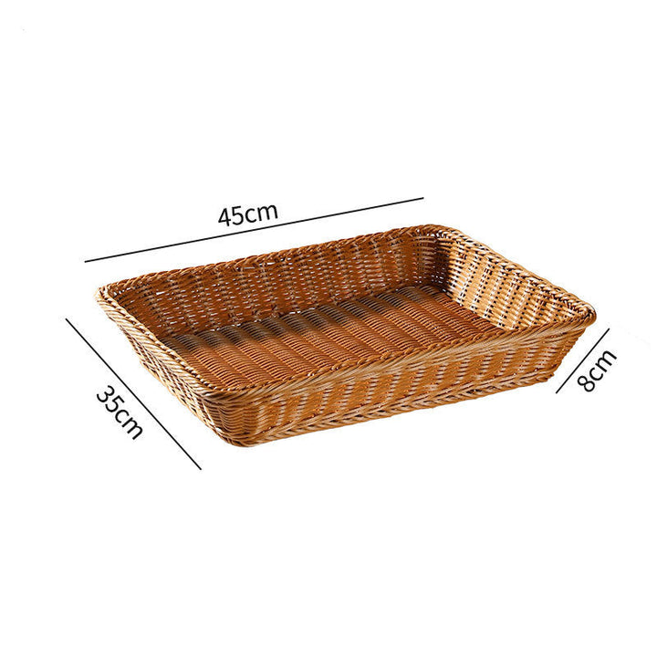 Large Rectangular Woven Storage Tray
