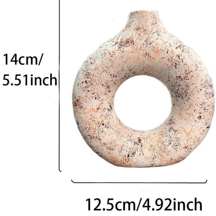 Abstract Decorative Ring Vase