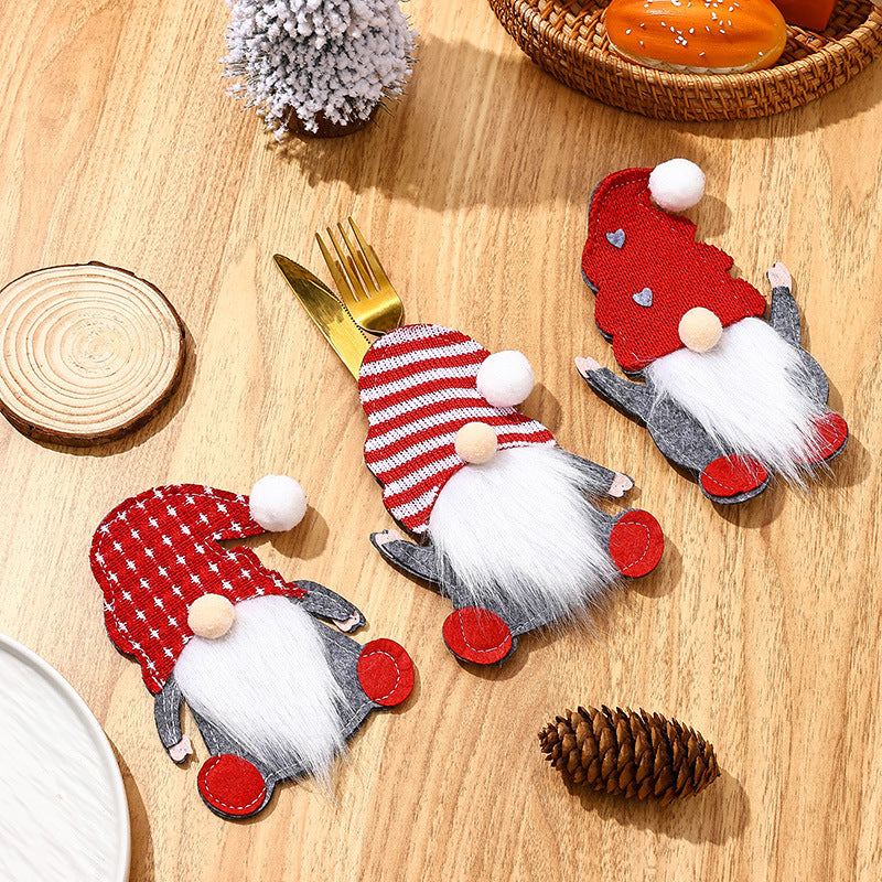 Festive tablecloth decoration