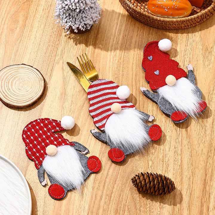 Festive tablecloth decoration