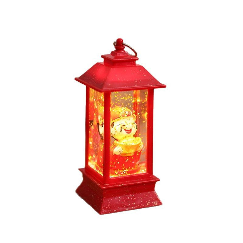 Decorative LED Lantern with festive motif