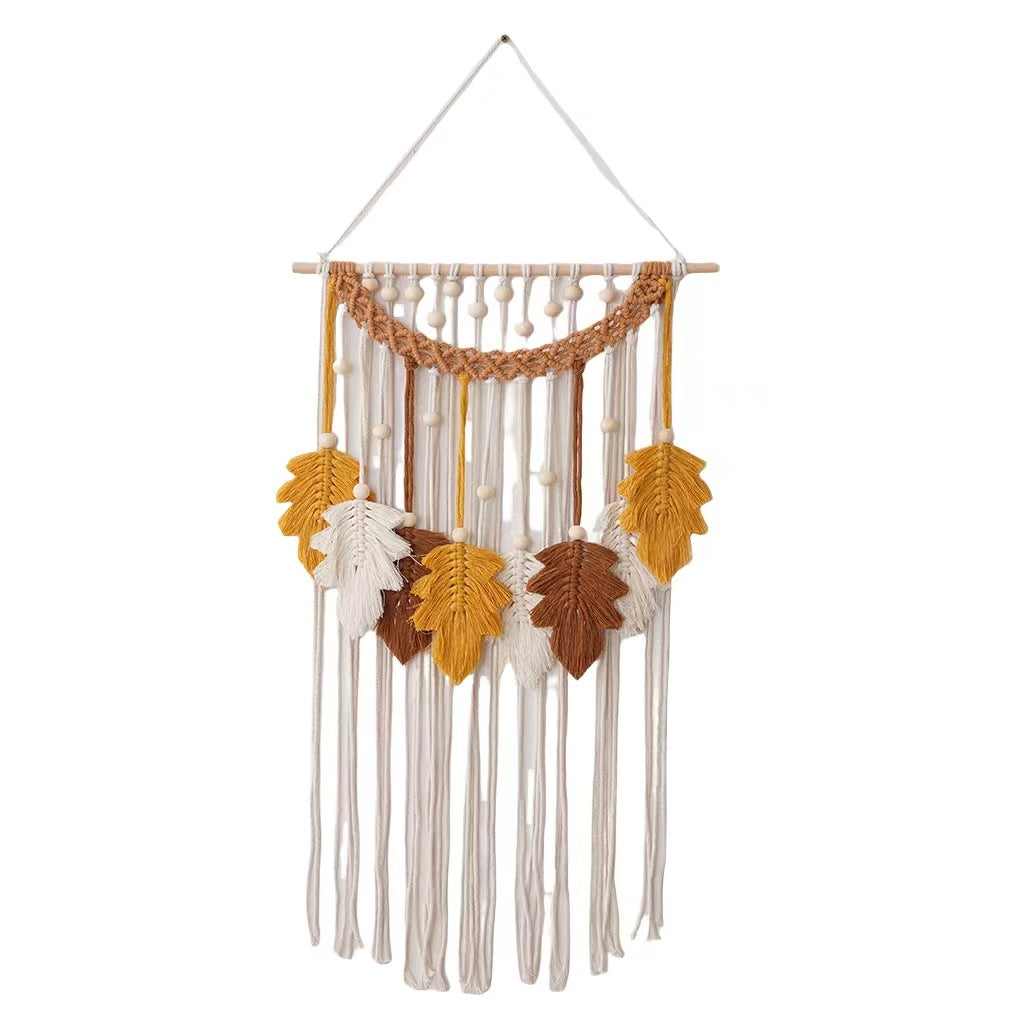 Bohemian Macramé Leaf Wall Hanging