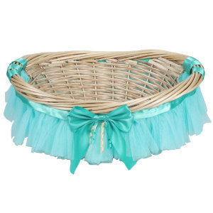 Decorative basket with ruffle detail