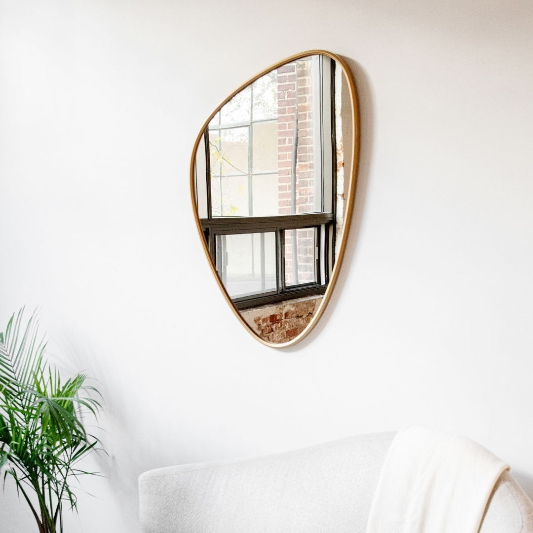 Abstract-Shaped Wall Mirror