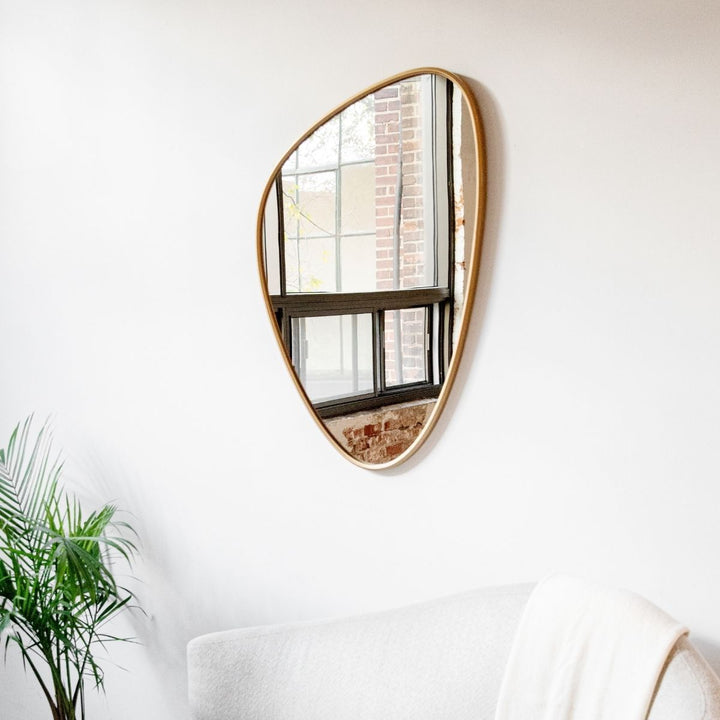Abstract-Shaped Wall Mirror