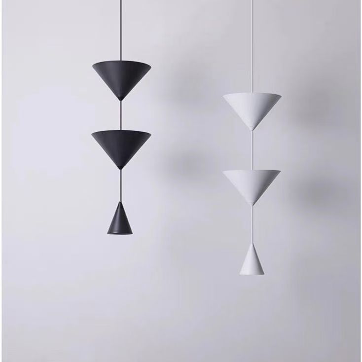 Contemporary geometric pendant light