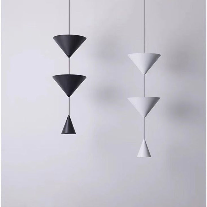 Contemporary geometric pendant light