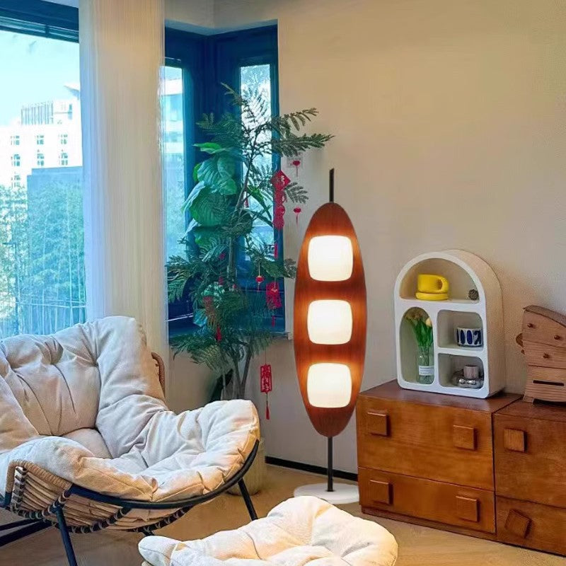 Modern sculptural floor lamp