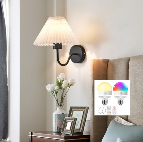 Stylish remote-controlled wall light