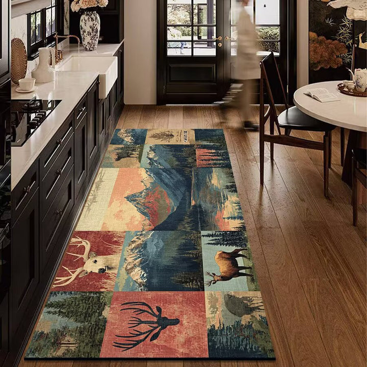 Rustic Outdoor Adventure Area Mat