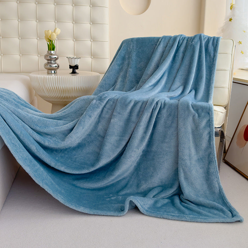 Cozy Microfiber Throw Blanket