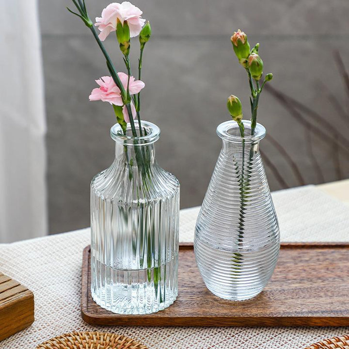 Premium Textured Glass Beverage Container