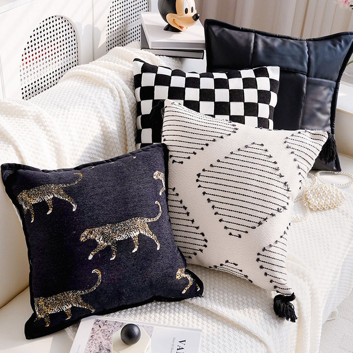 Artistic Abstract Pattern Throw Pillow