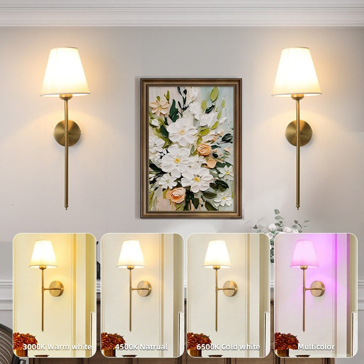 Decorative Pleated Shade Wall Lamp