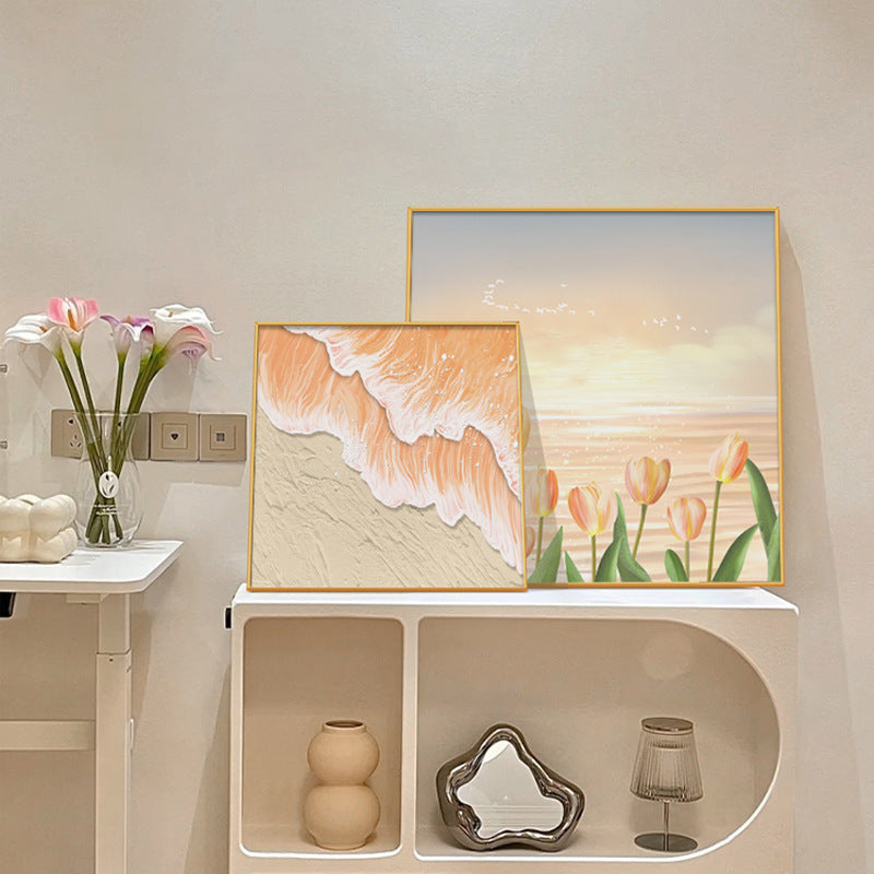 Floral-Themed Framed Wall Art