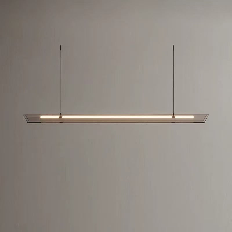 Linear LED pendant light