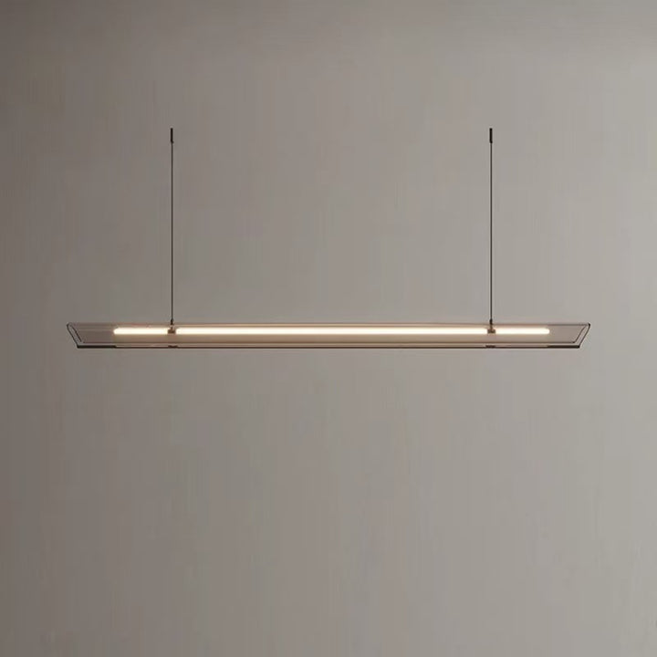 Linear LED pendant light