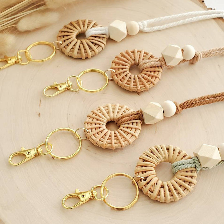 Macrame Keychain Holder