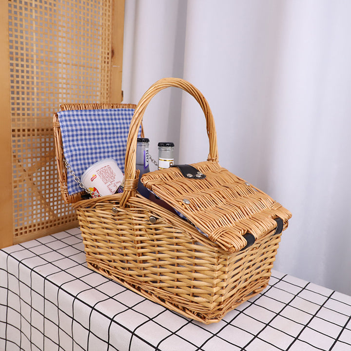 Basket with lid