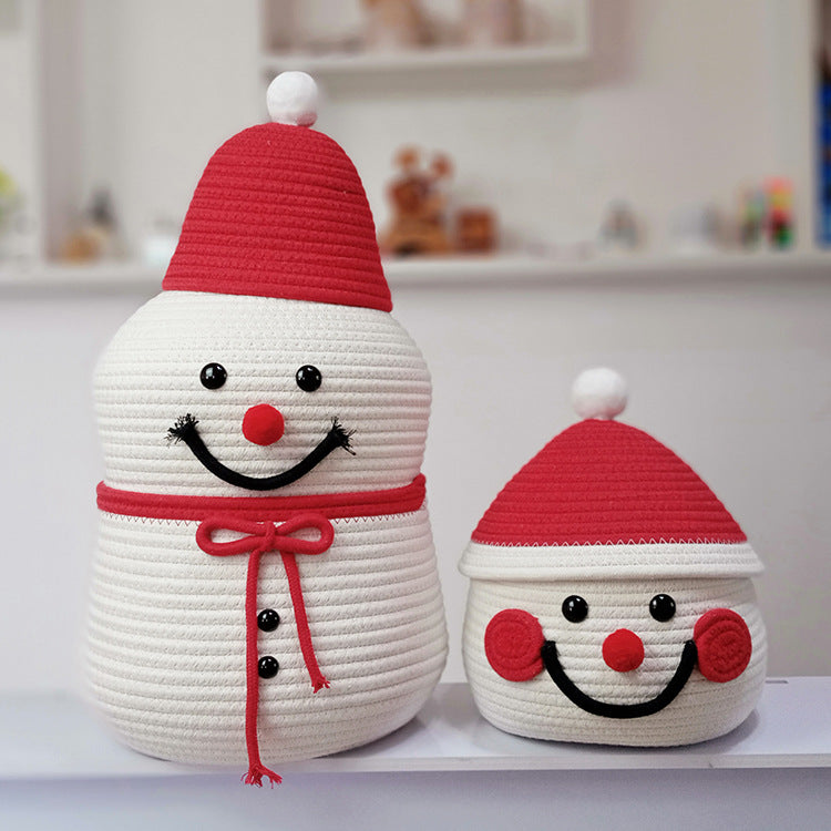 Decorative Santa Claus Basket