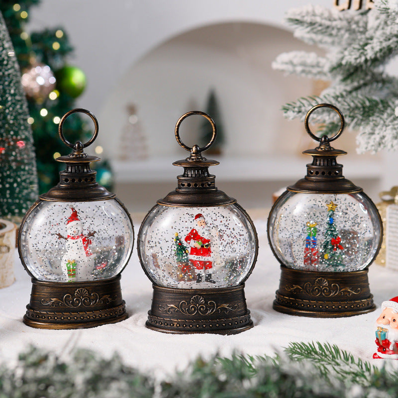 Decorative Snow Globe Lantern