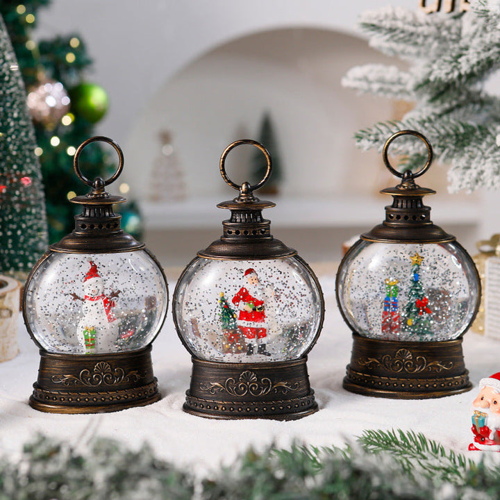 Decorative Snow Globe Lantern