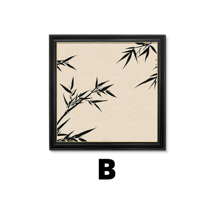 Elegant Framed Bamboo Wall Art
