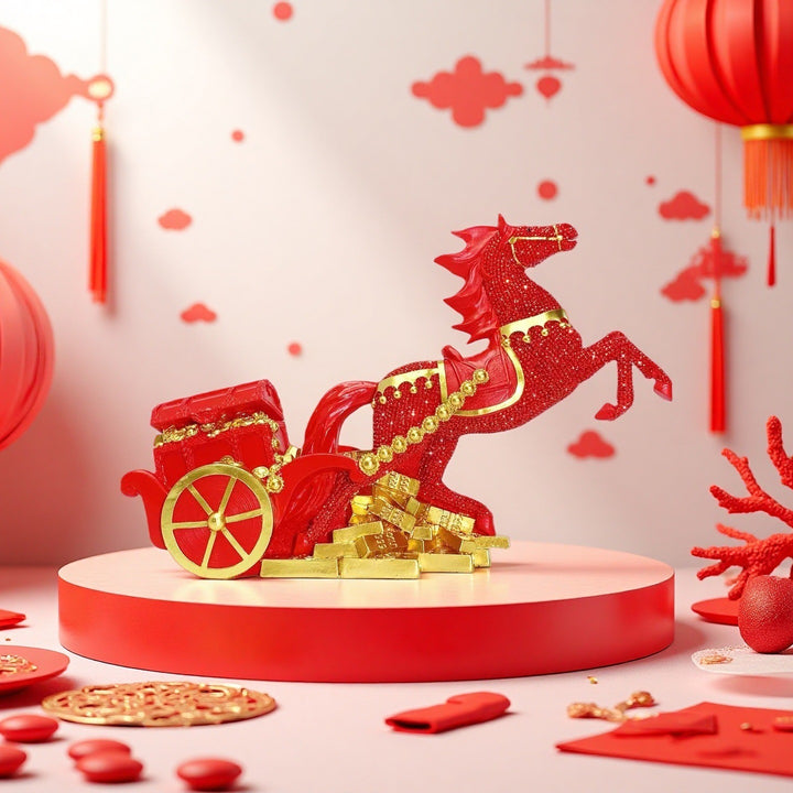 Decorative horse figure