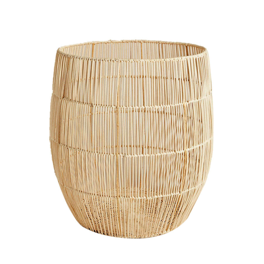 Handmade storage basket made of rattan
