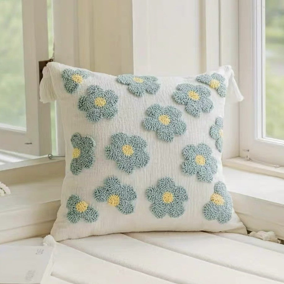 Textured Boho Throw Pillow