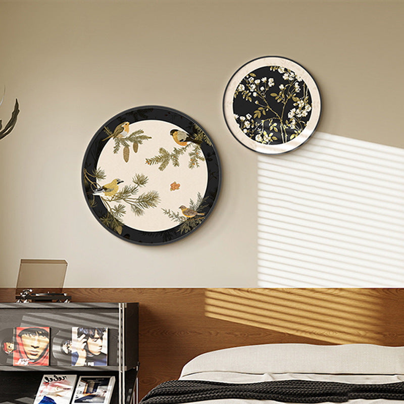 Decorative Bird-Themed Wall Plate