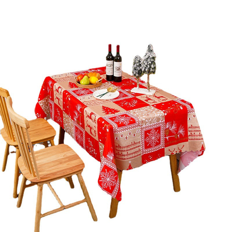 Festive tablecloth with Christmas motif
