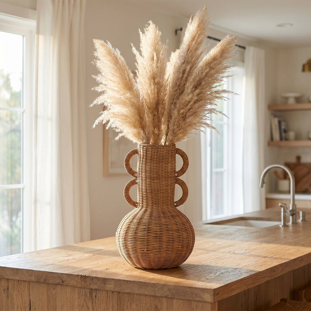 Handcrafted decorative vase with modern design