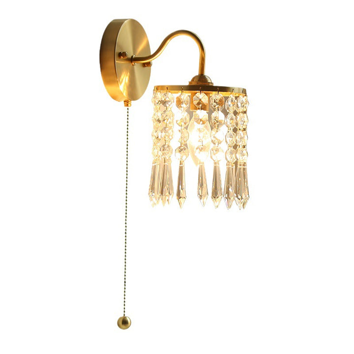 Crystal Hanging Wall Lamp