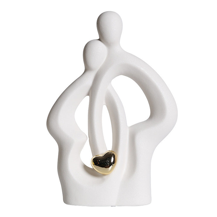 Artful love figure