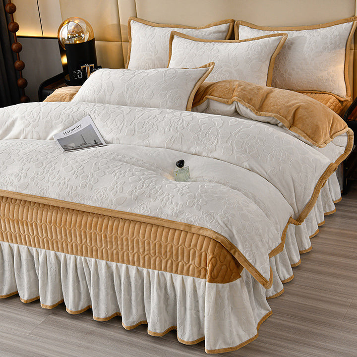 Luxurious Plush Velvet Comforter Set