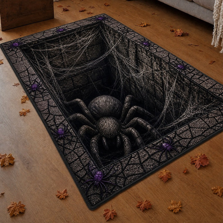 3D Serpent Design Area Rug for Home Decor