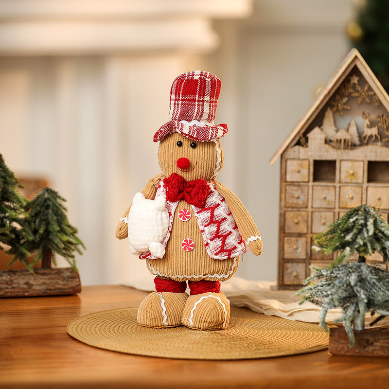 Cute Gingerbread Man Decoration Figure