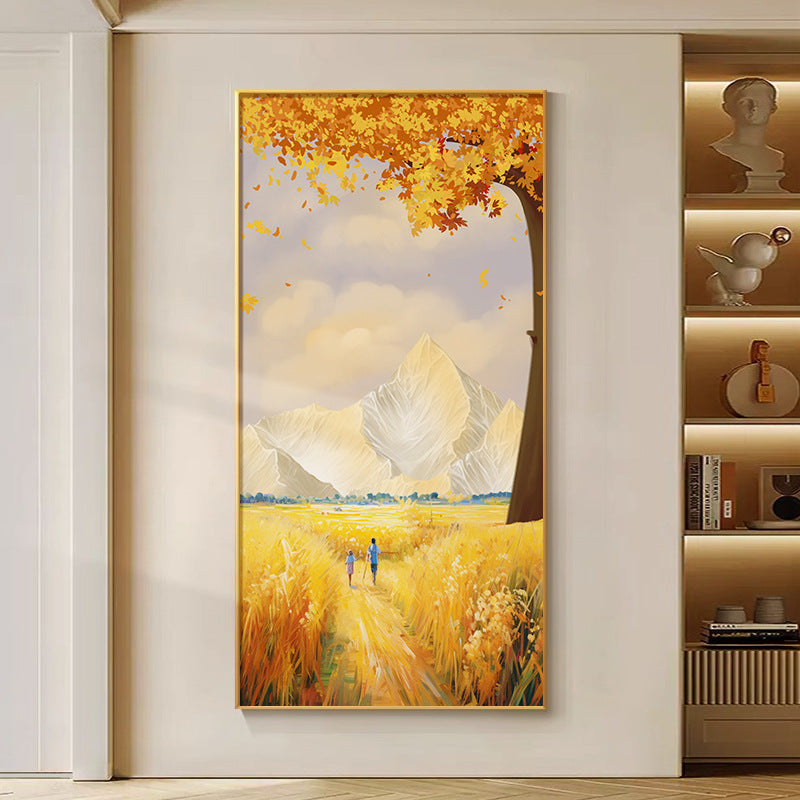 Framed Autumn Landscape Art Print