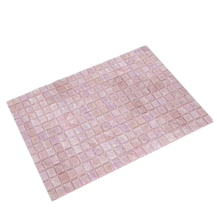 Mosaic Pattern Bath Mat