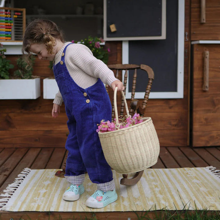 Multifunctional braided storage basket