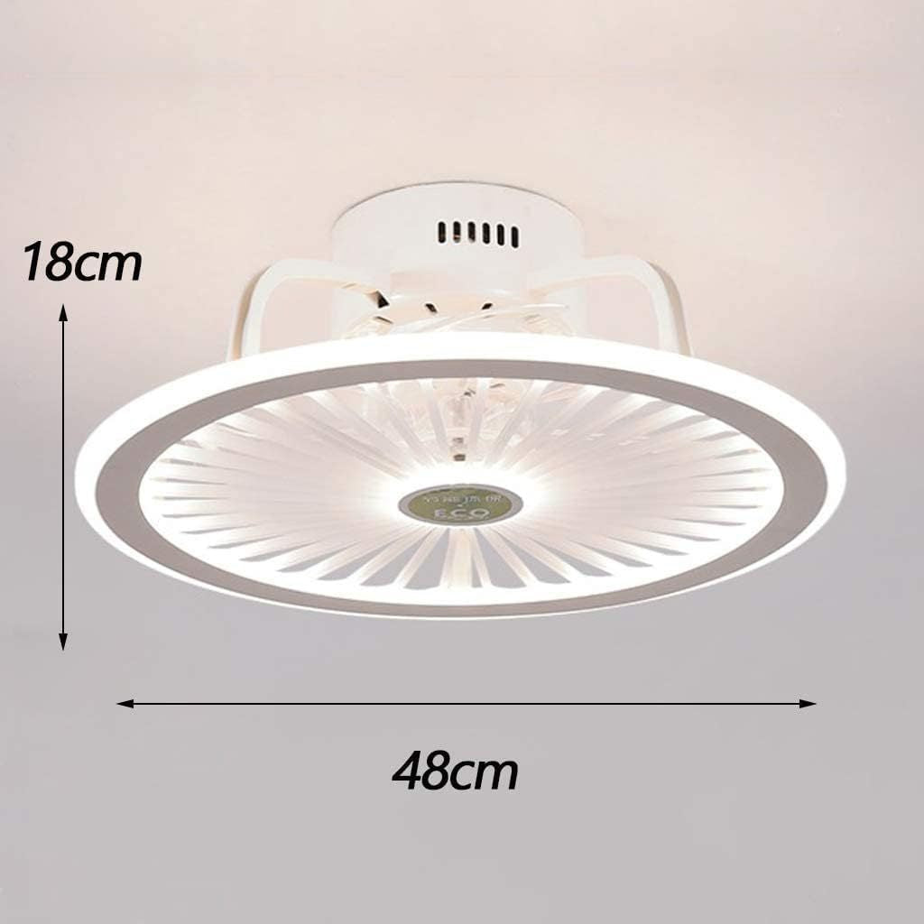 Modern round ceiling fan with light