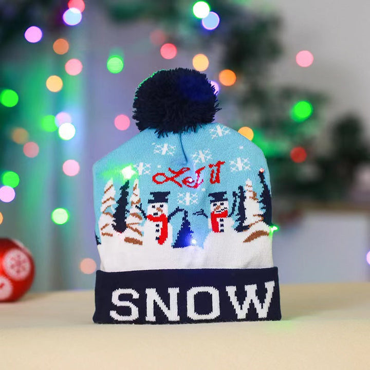 Funny Christmas hat with LED lights