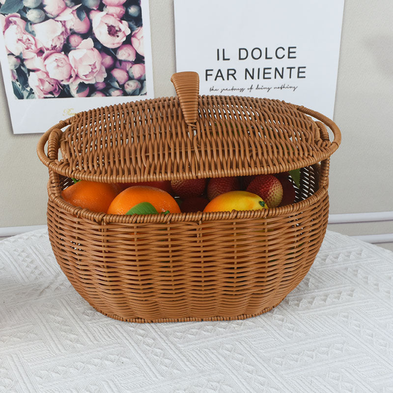 Handwoven Wicker Storage Basket
