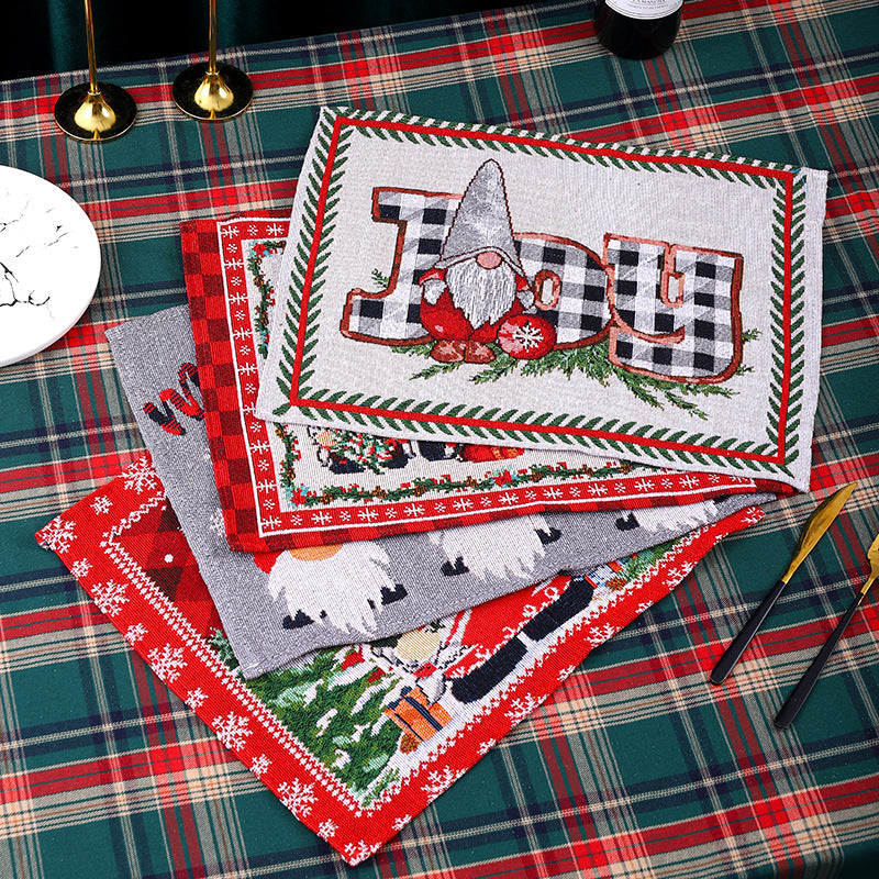 Festive tablecloth with Christmas pattern