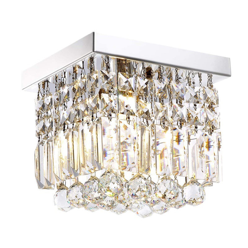 Crystal Layer Chandelier