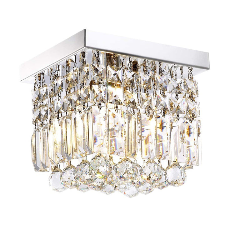 Crystal Layer Chandelier
