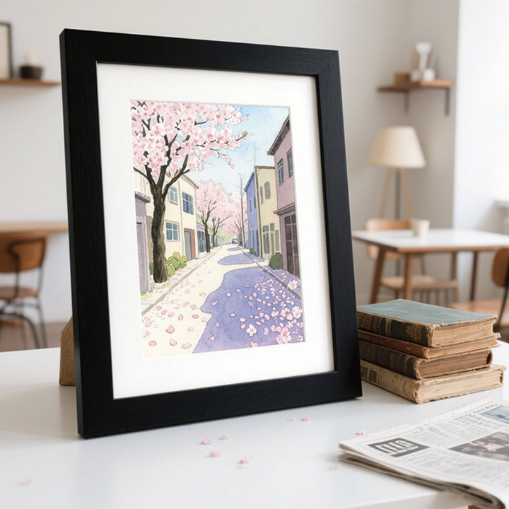 Decorative Framed Cherry Blossom Artwork