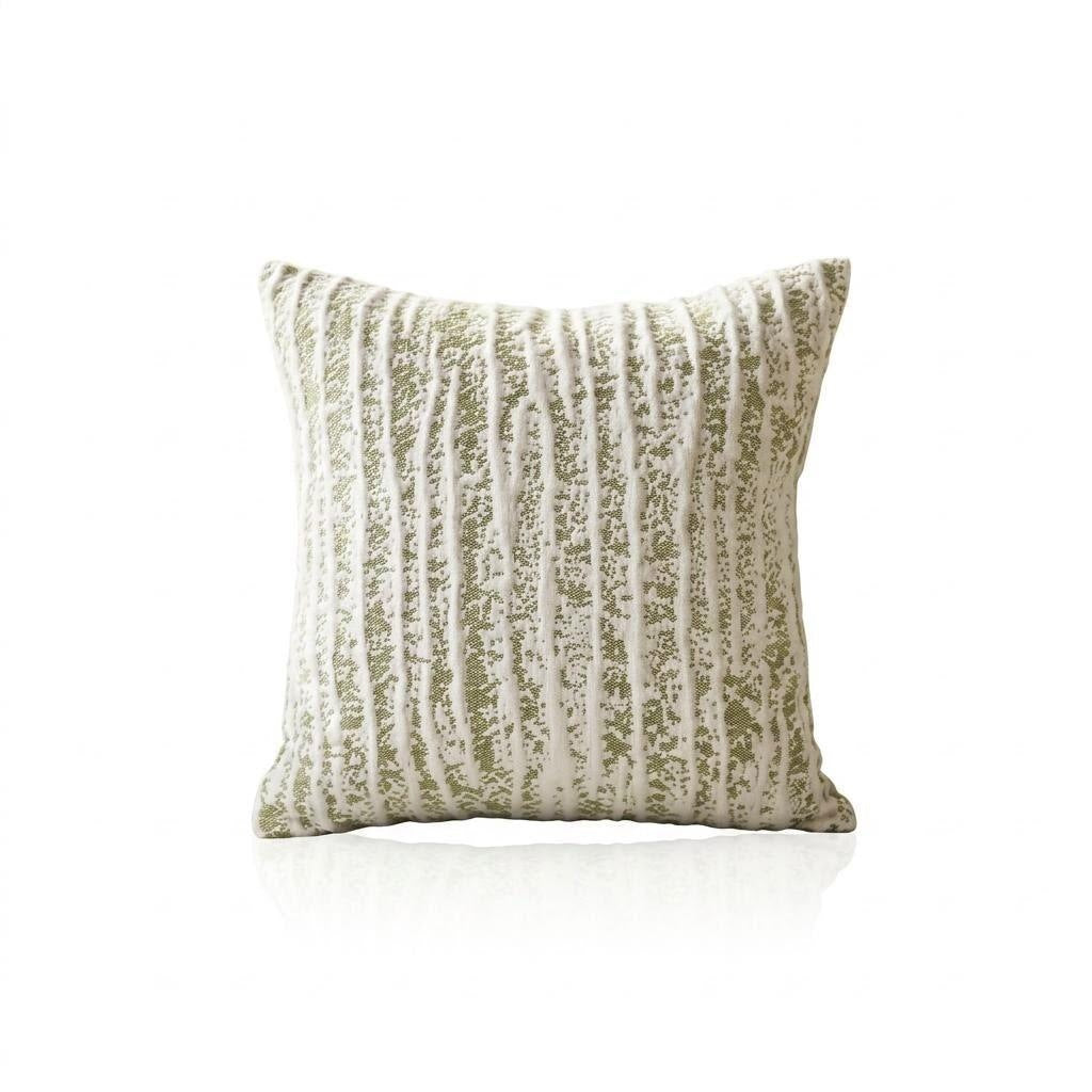 Textured Striped Throw Pillow